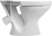 Унитаз строительный GESSO Home de luxe W101/W102 с косым выпуском без бачка, Белый