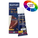 Крем тюбик с губкой Creme de luxe SAPHIR, цветной, 75 мл.