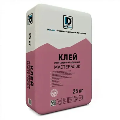 Клей De Luxe МастерБлок 25кг-0