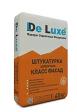 Люксор Штукатурка цементная "Класс"ФАСАД РН De Luxe 40кг 49шт/пал