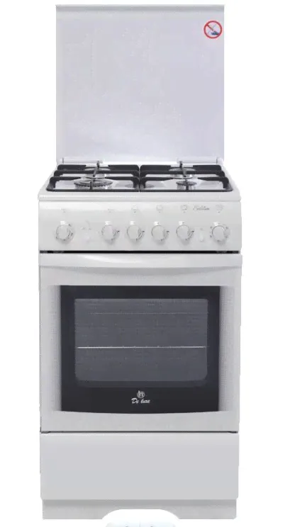Плита газовая Плита газовая DE LUXE 5040.33Г (951500) бел.-0
