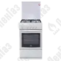 Комбинированная плита De Luxe 5040.21гэ (кр) чуг. решетки