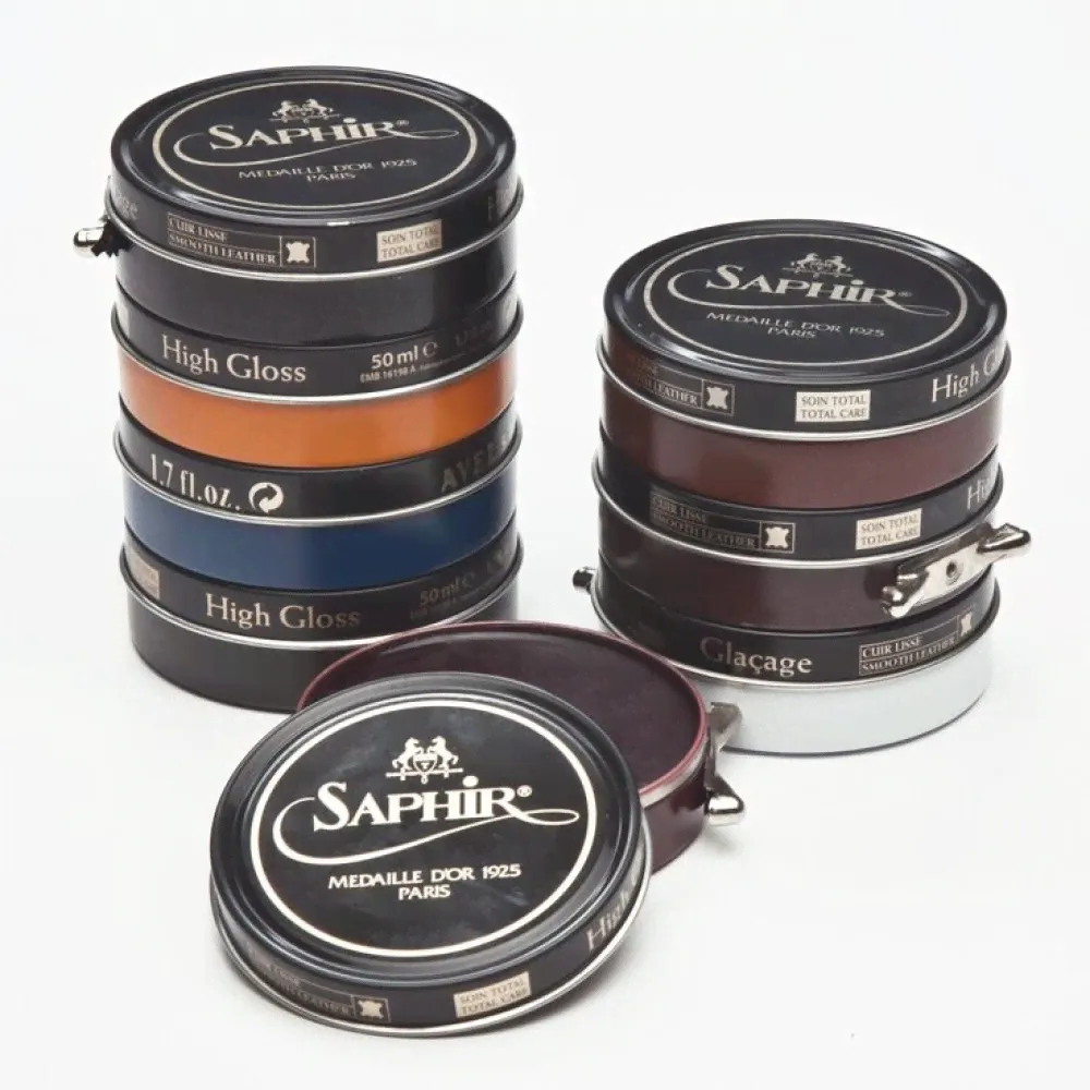 1002 Крем для гладкой кожи Pate De Luxe Saphir Medaille, 50мл
