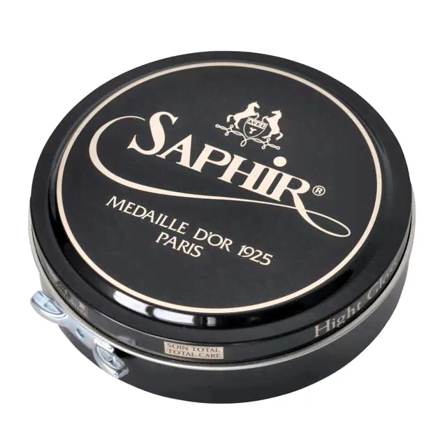 Крем краска для обуви Saphir Medaille d'or 1925 Pate de luxe 50 ml