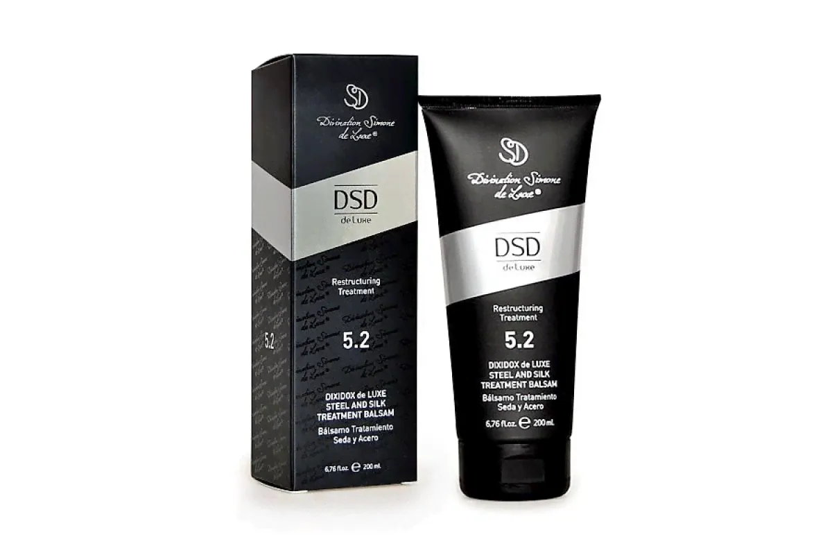 5.2. Восстанавливающий бальзам Сталь и Шелк, Dixidox De Luxe steel and silk treatment balsam, 200 мл.
