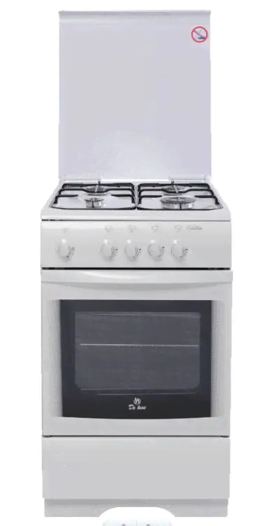 Плита газовая Плита газовая DE LUXE 506040.05Г (917000) бел.-0