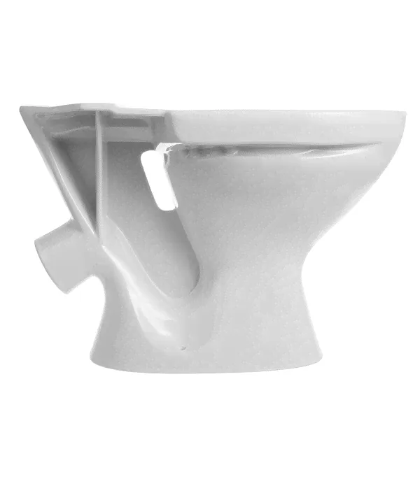 Унитаз строительный GESSO Home de luxe W101/W102 с косым выпуском без бачка, Белый-3