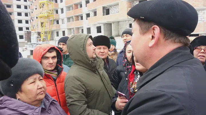 Встреча дольщиков ЖК Комсомольский г. Астана 14.03.2015 г.