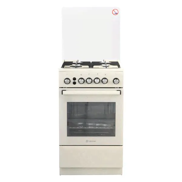 Газовая плита (50-55 см) De Luxe 5040.40г(кр) ЧР-013
