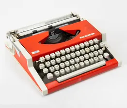 Машинка печатная "Unis TBM De Luxe" в оригинальном футляре, металл, пластик, Tvornica Biro Mašina, Югославия, 1970-1990 гг.